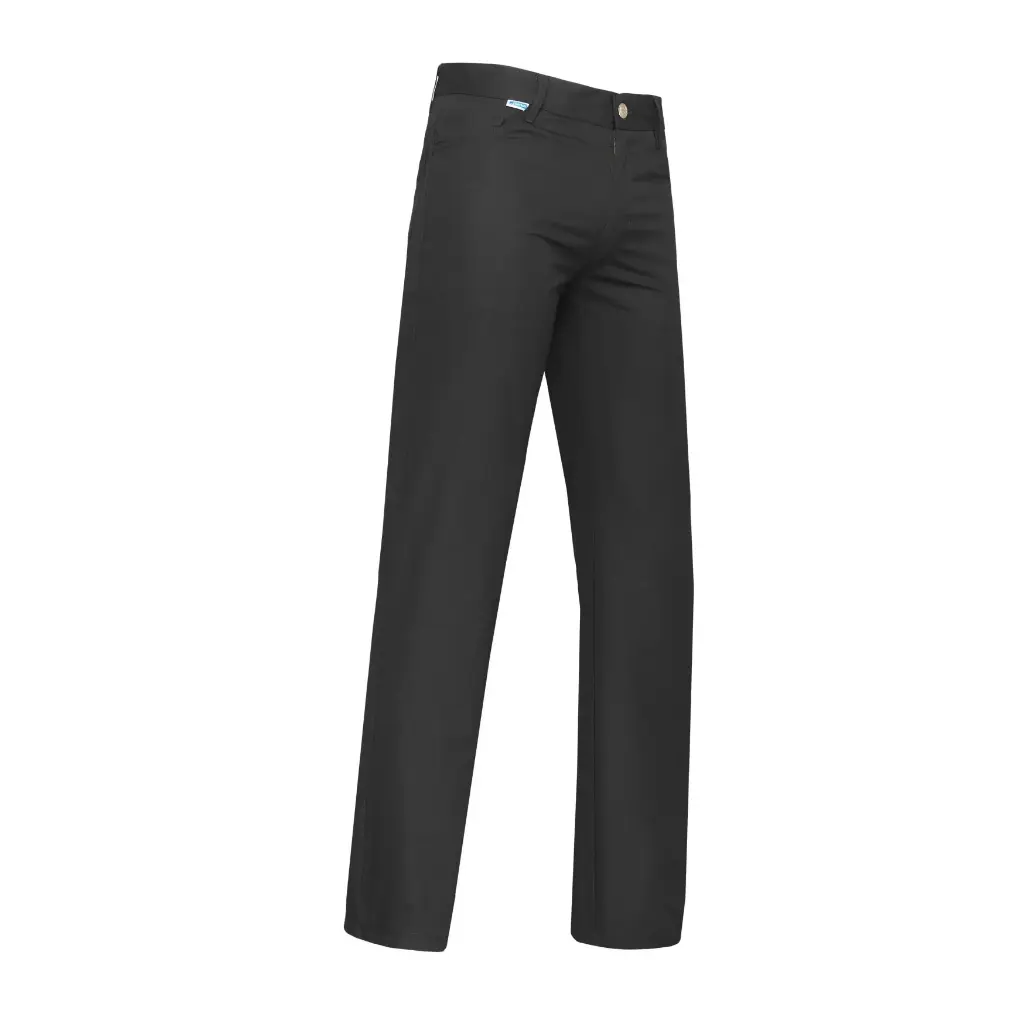 De Berkel TOBY - Heren 5 pocket koksbroek zwart